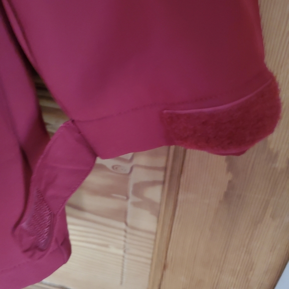 Women's Rain Coat Wine Red sz M/L - Picture 8 of 8